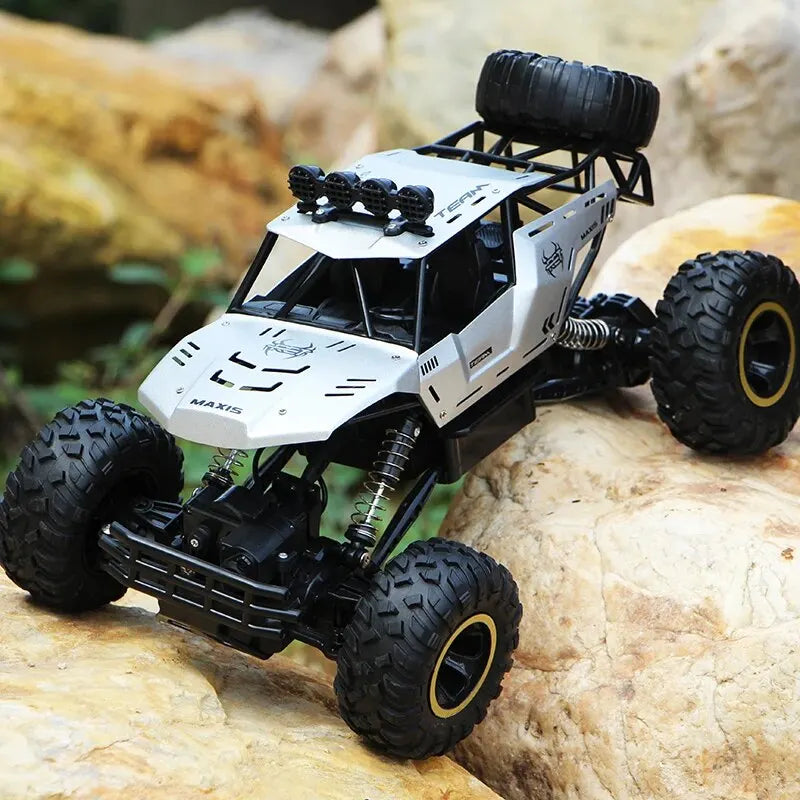 4WD RC Car Off Road 4x4 Remote Control Cars Radio Buggy Truck Racing Drift with Led Lights Toys Gift for Boys Girls Children Kid