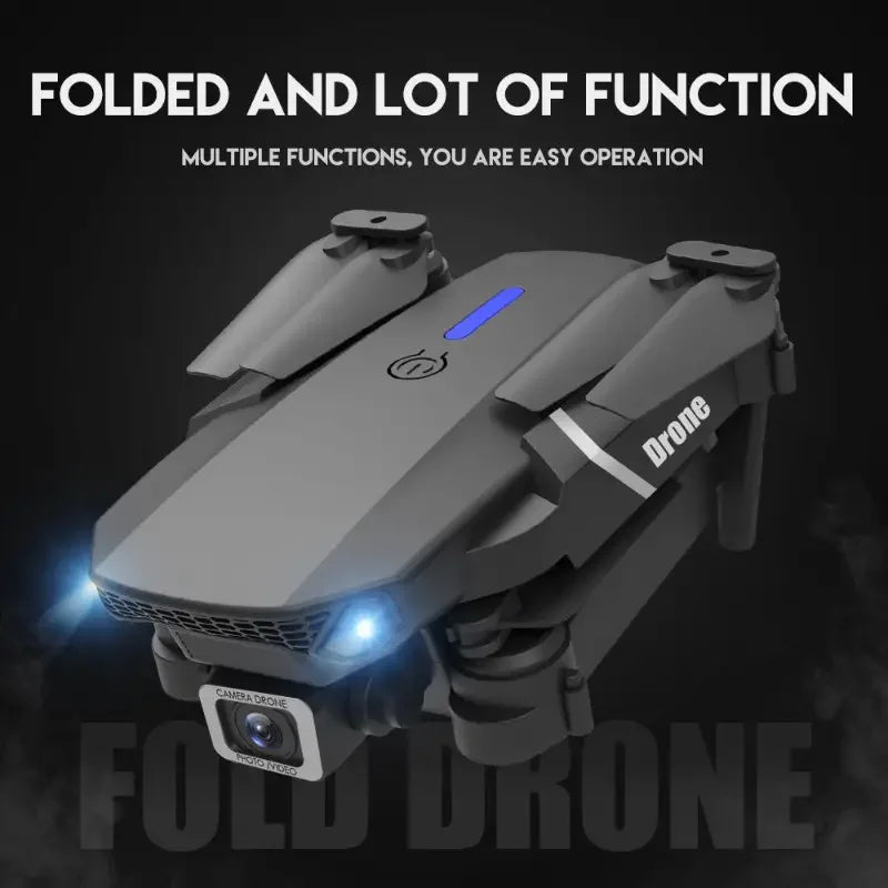 2025 E88Pro RC Drone 4K Professinal With 3 Battery 1080P Wide Angle HD Camera Foldable Helicopter WIFI FPV Height Hold Gift Toy