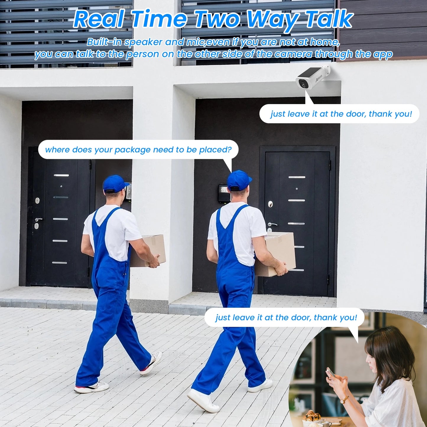 2/3/4 PCS Outdoor Wireless WIFI Camera 2.4G 3MP Battery Solar Security Camera Floodlight Color Night Vision Local Alarm