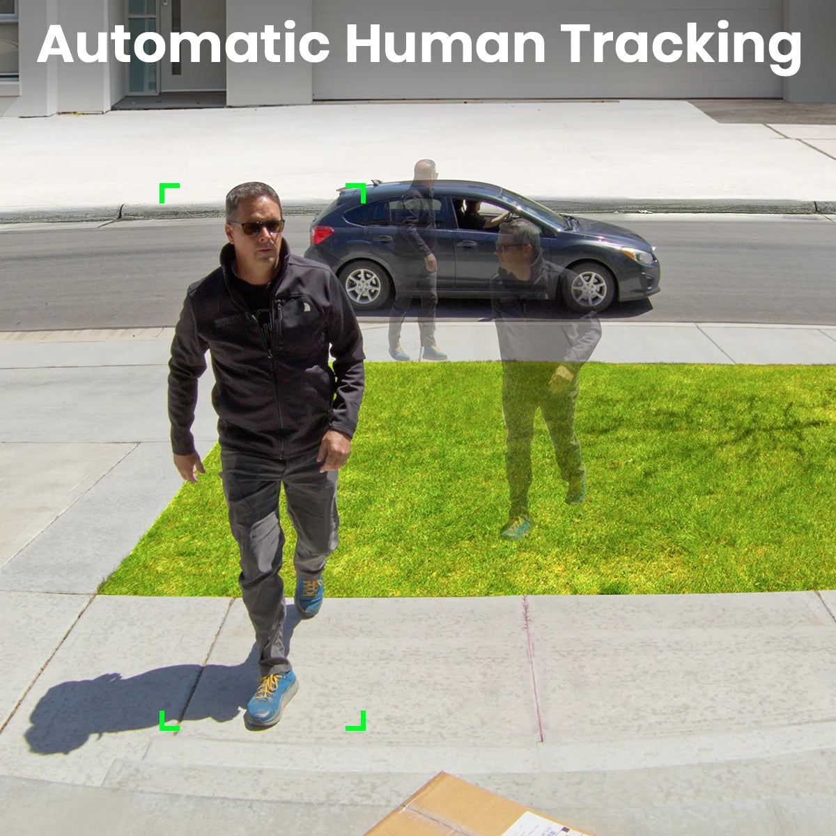 3MP PTZ Solar Security Camera 5000mAh Battery Wireless 2.4Ghz WIFI Camera PIR AI Detection 2-Way Audio Outdoor CCTV Camera