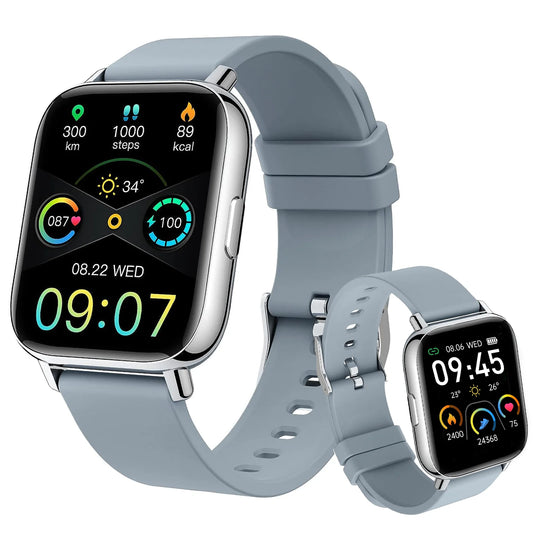 Smart Watch, Fitness Tracker 1.69" Touch Screen Smartwatch Fitness Watch Heart Rate Monitor/Pedometer/Sleep Monitor.