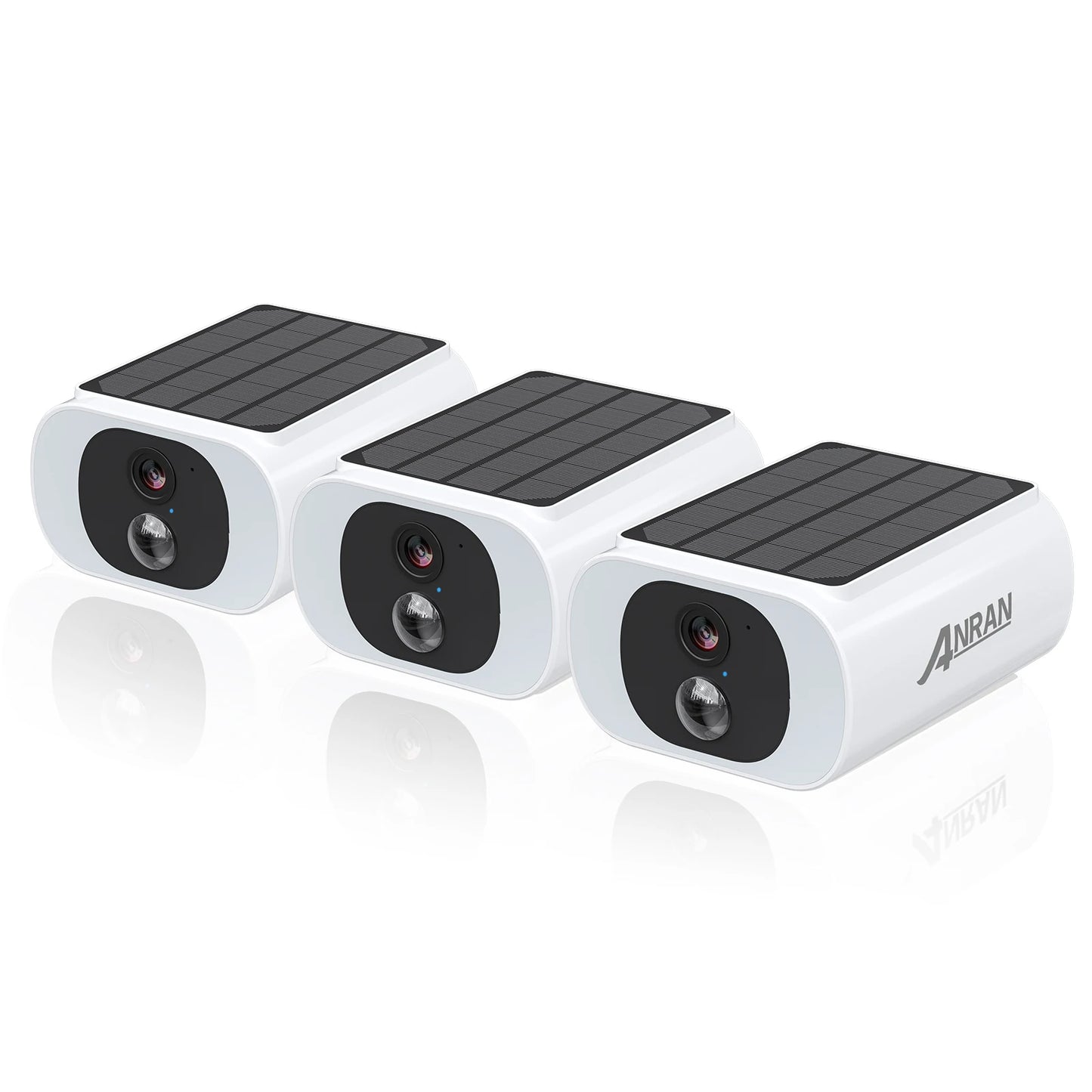 2/3/4 PCS Outdoor Wireless WIFI Camera 2.4G 3MP Battery Solar Security Camera Floodlight Color Night Vision Local Alarm