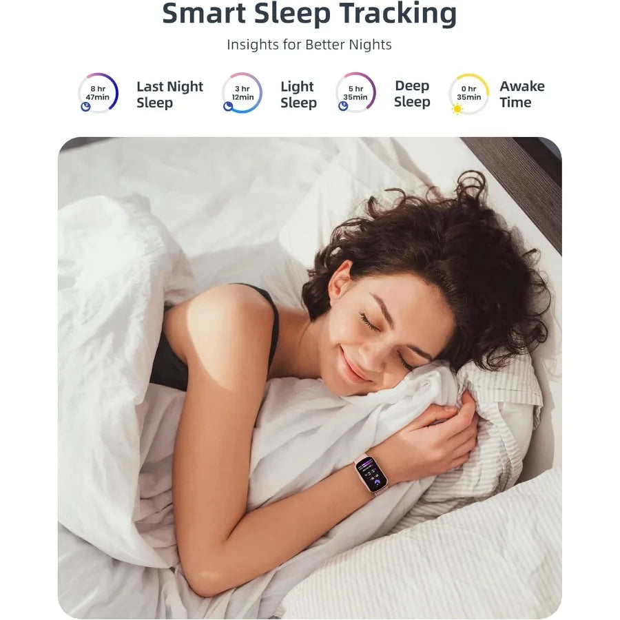 Fitness Tracker with Step Counter Calories Stopwatch Health Activity Tracker with Heart Rate Sleep Monitor IP68 Waterproof Smar